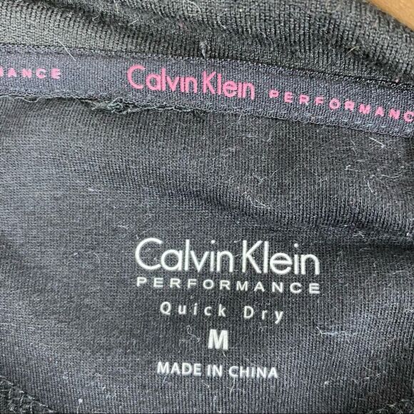 Calvin Klein Black Velour Cowl Neck Long Sleeve Athleisure Top M - Picture 5 of 6